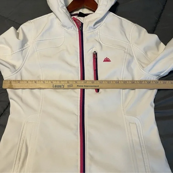 Snozu Performance Jacket Full Zip White Soft Ladies Size Medium*READ* - Picture 5 of 13